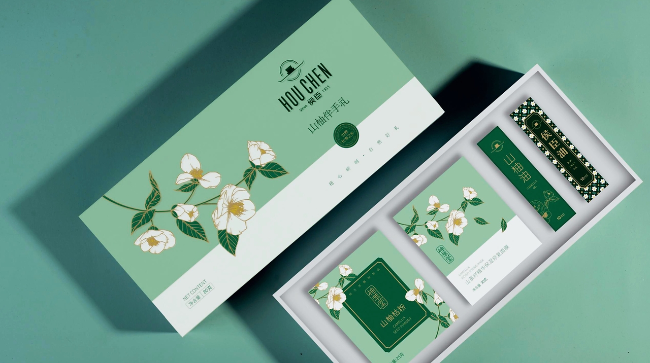 自然馈赠，礼藏匠心——符史屹品牌顾问机构与侯臣山柚油产品包装系列赏析